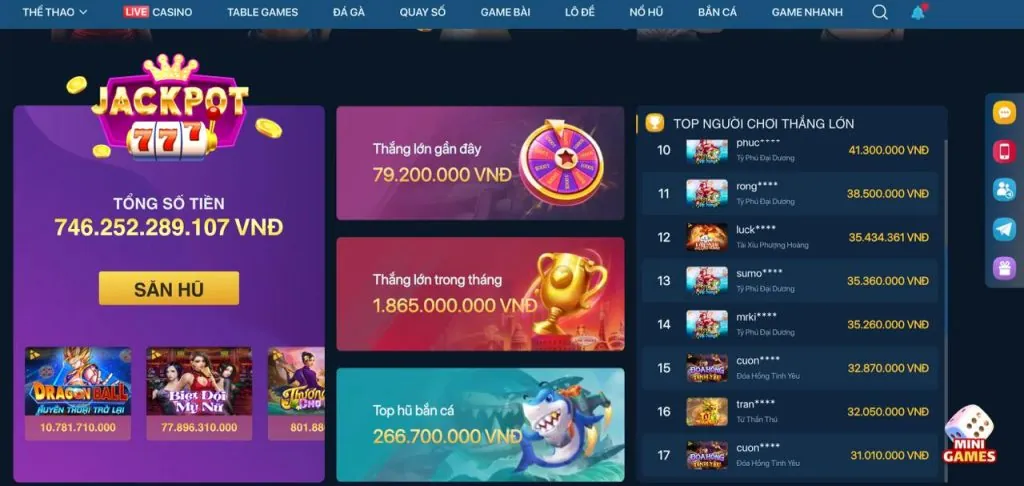 Nổ Hũ Chủ Đề Độc Đáo Hi88